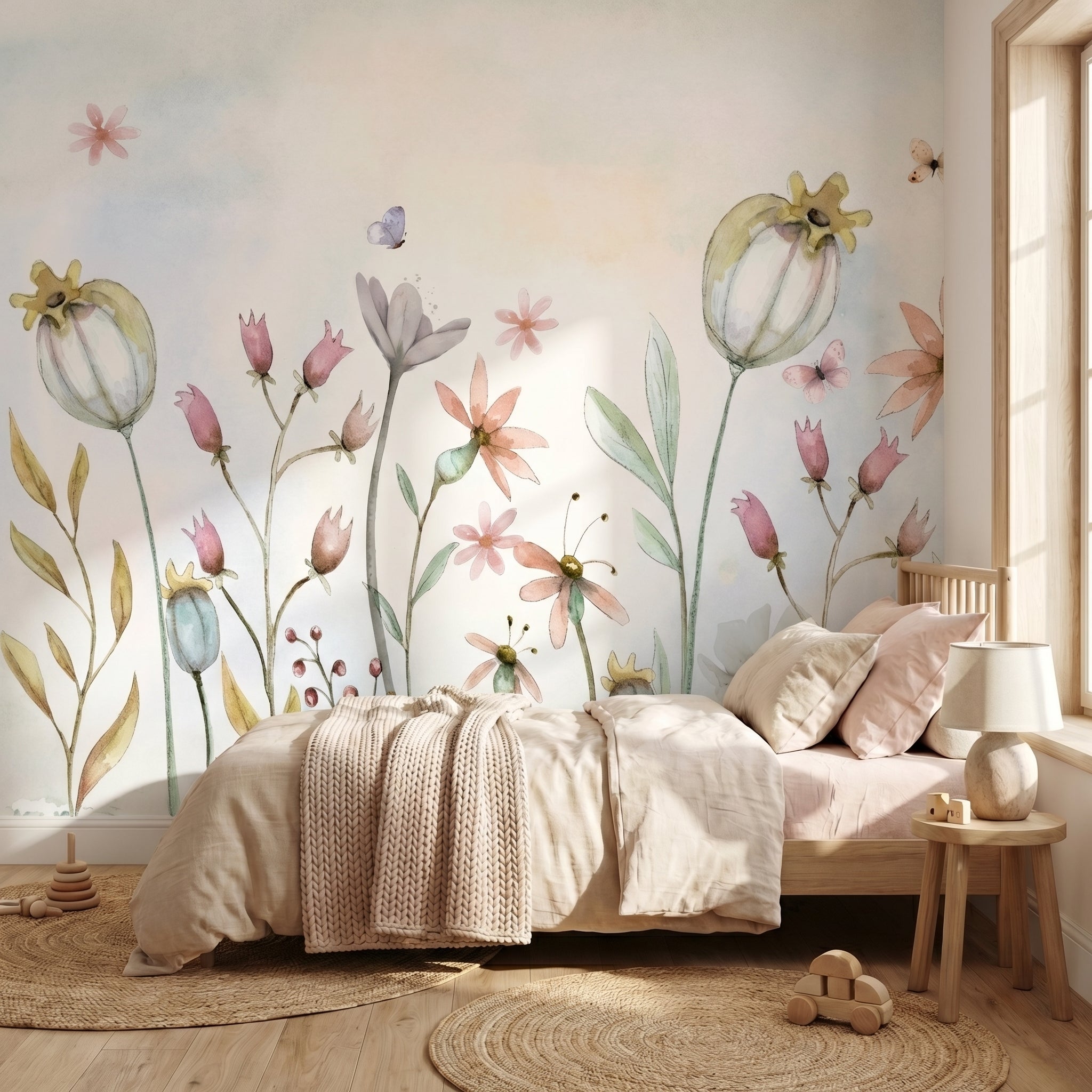 Mural de papel pintado - JARDIN SILVESTRE