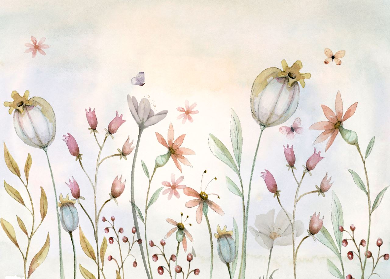 Mural de papel pintado - JARDIN SILVESTRE