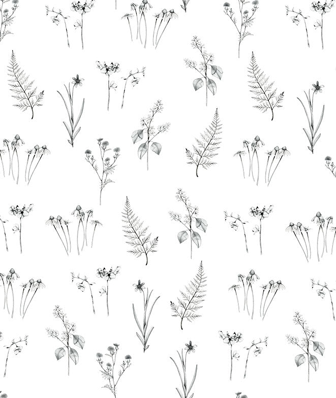 Papel pintado - Flores del bosque