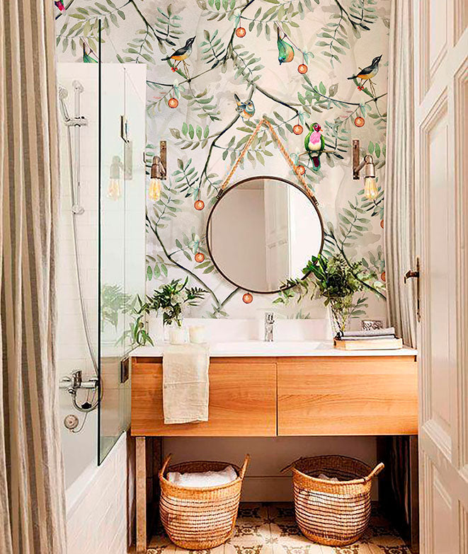 Papel pintado - Jardín I