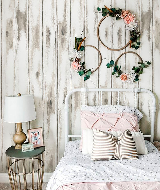 Papel pintado - Madera decapada Kids