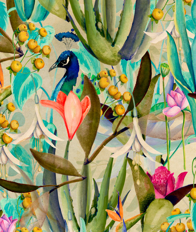 Papel pintado - Paraíso