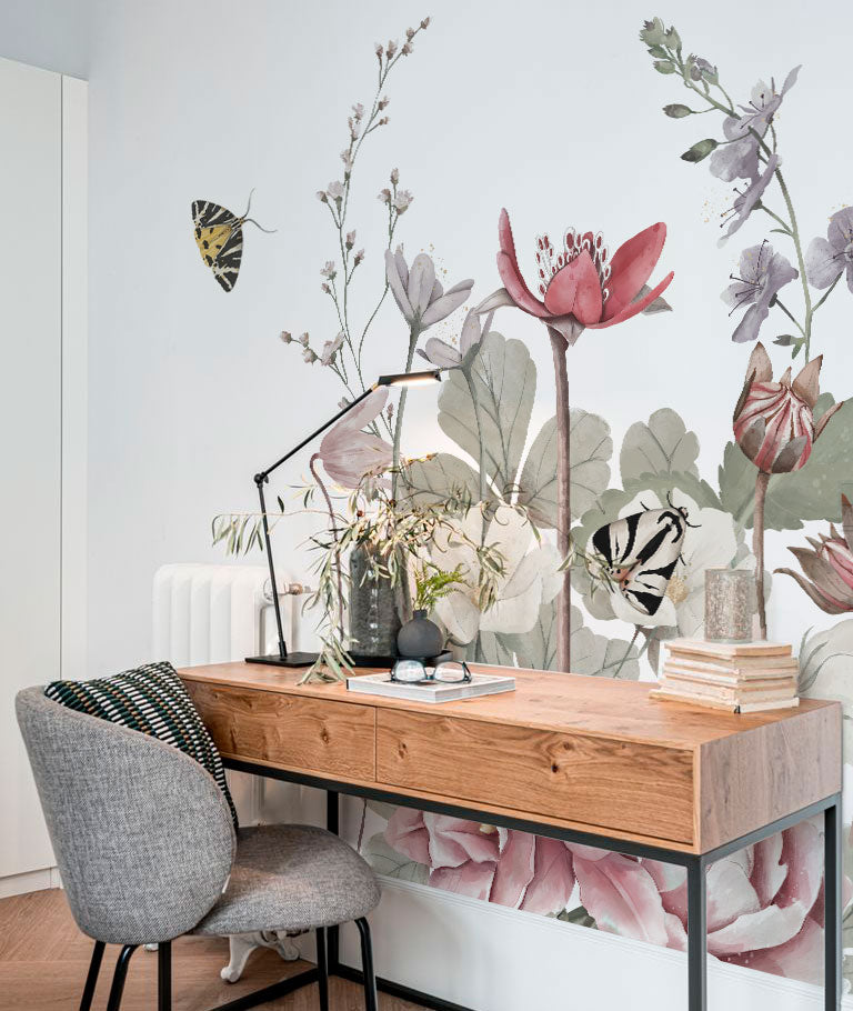 Mural de papel pintado - Flores Silvestres I