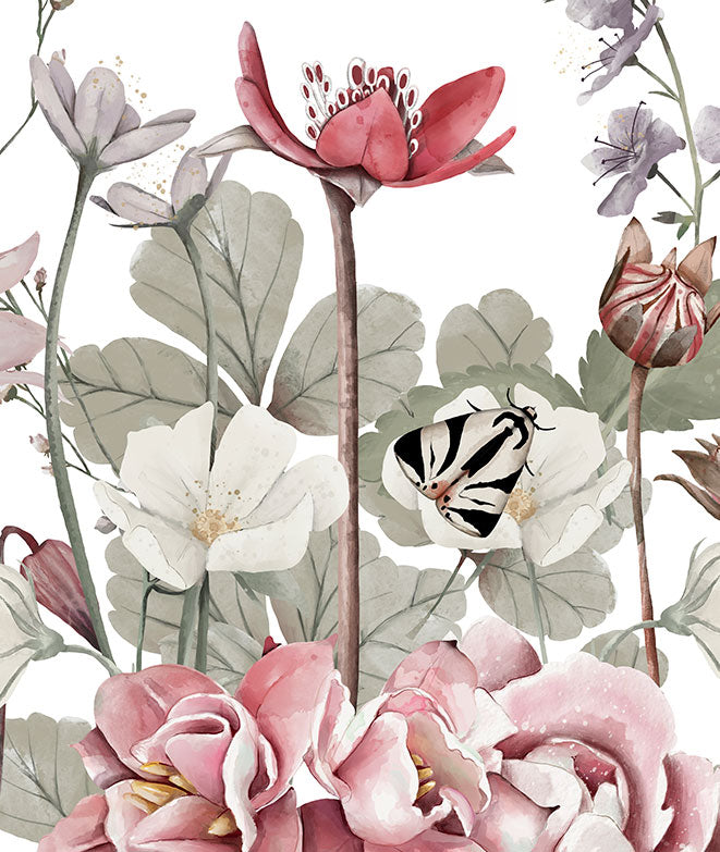 Mural de papel pintado - Flores Silvestres I
