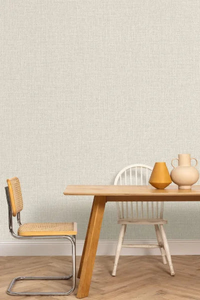 Papel pintado en rollo efecto yute vinílico | Textura natural en varios colores