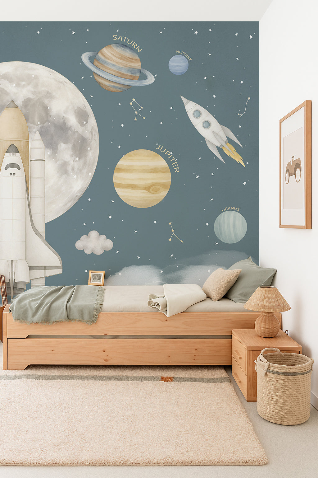 Mural de papel pintado - VIAJE A LA LUNA