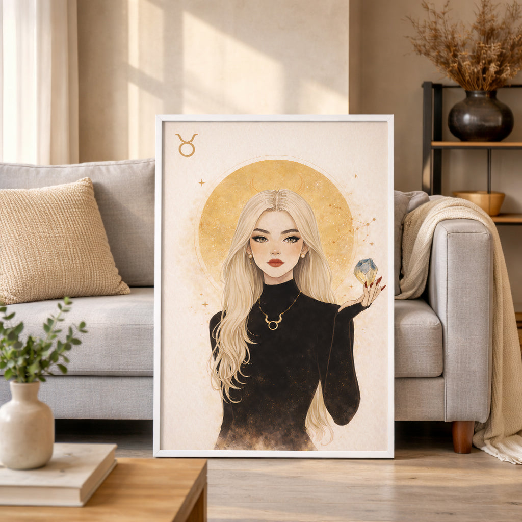 Lámina zodiaco Tauro mujer