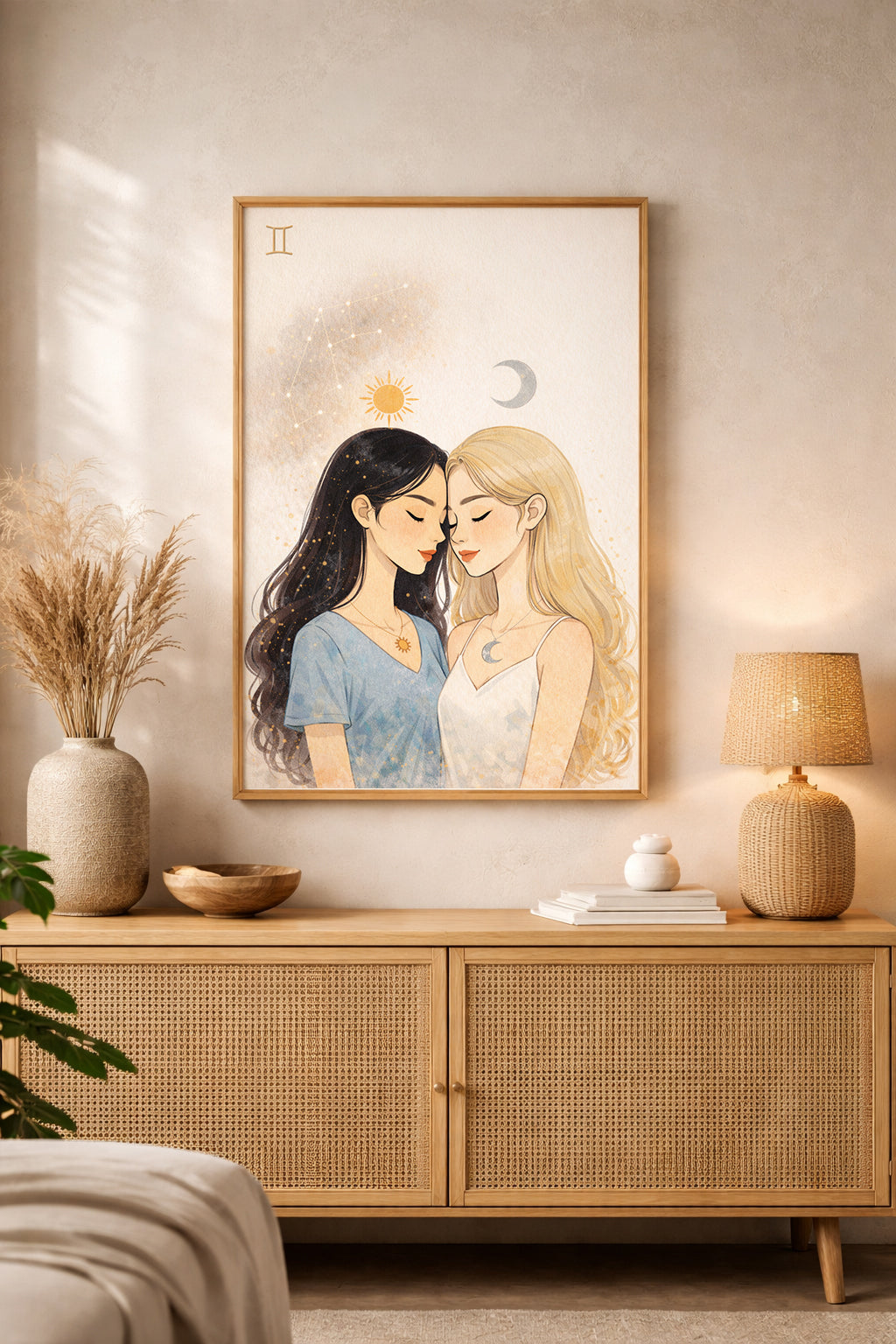 Lámina zodiaco Géminis mujer