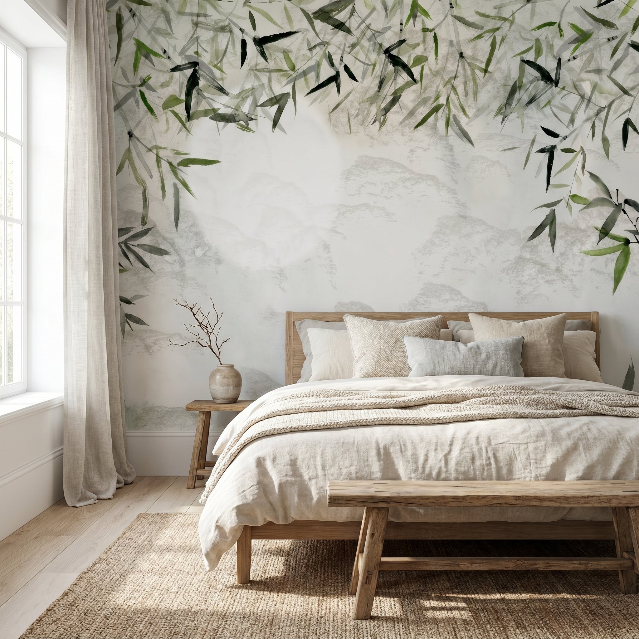 Mural de papel pintado - Bambú