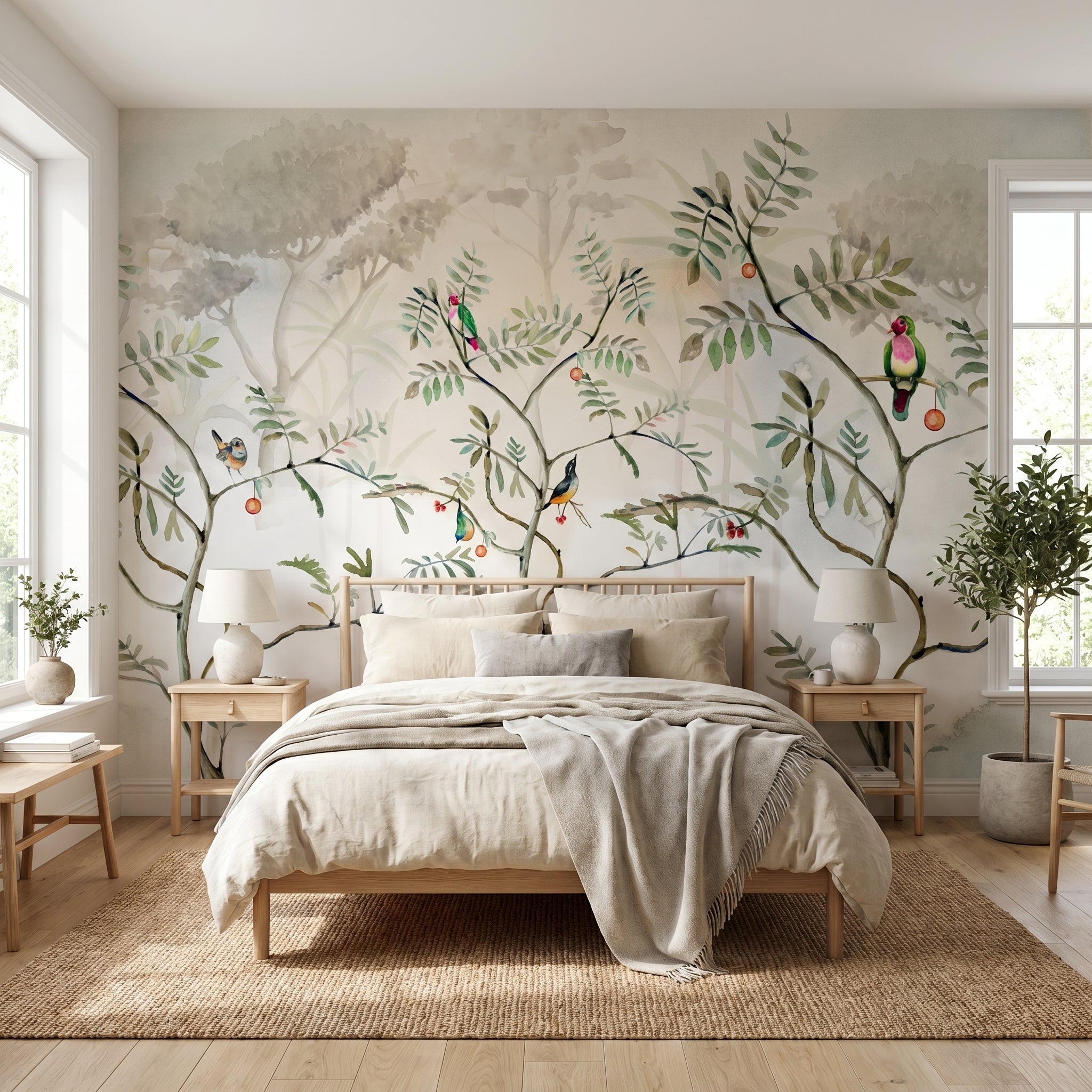 Mural de papel pintado - Jardín