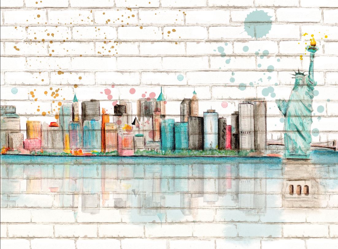 Mural de papel pintado - New York II