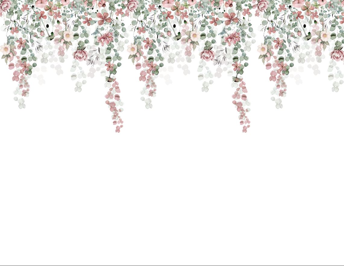 Papel pintado - Love Tale Flores colgantes II