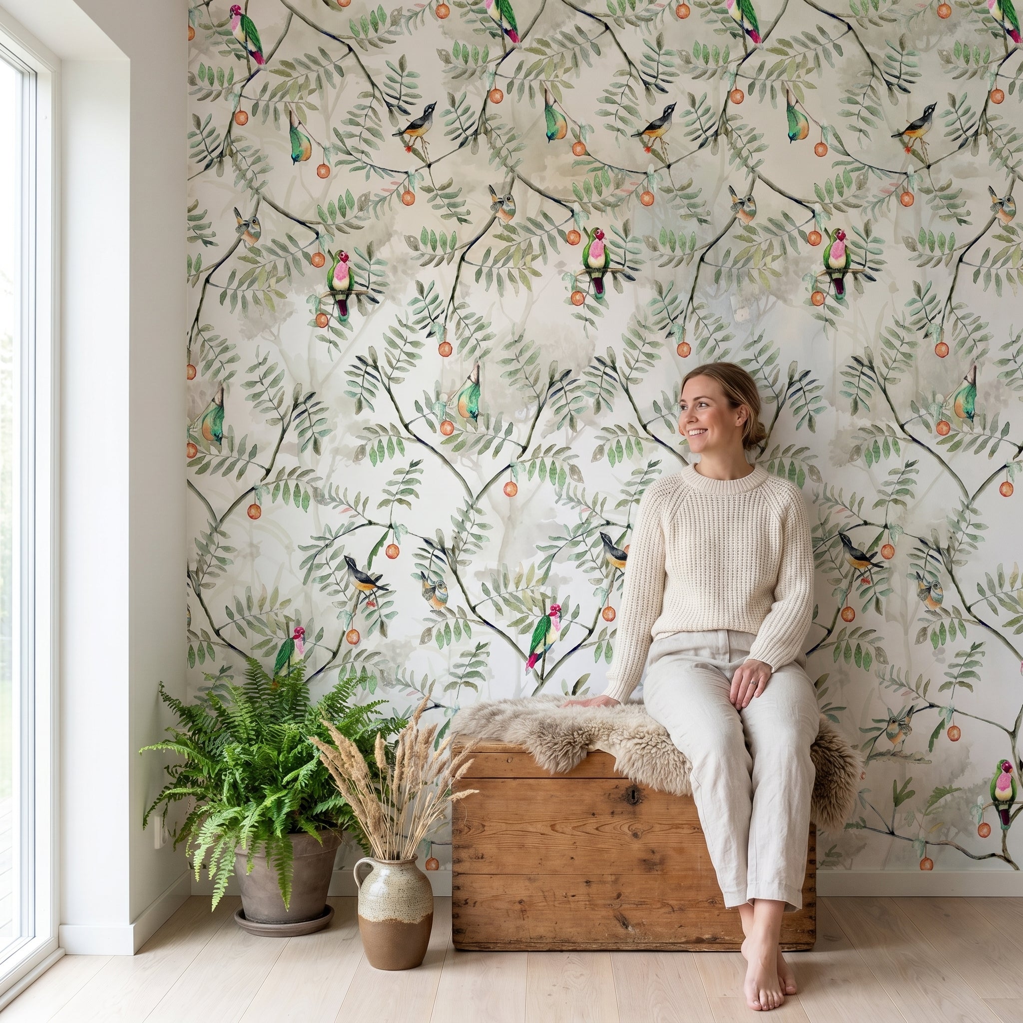 Papel pintado - Jardín I