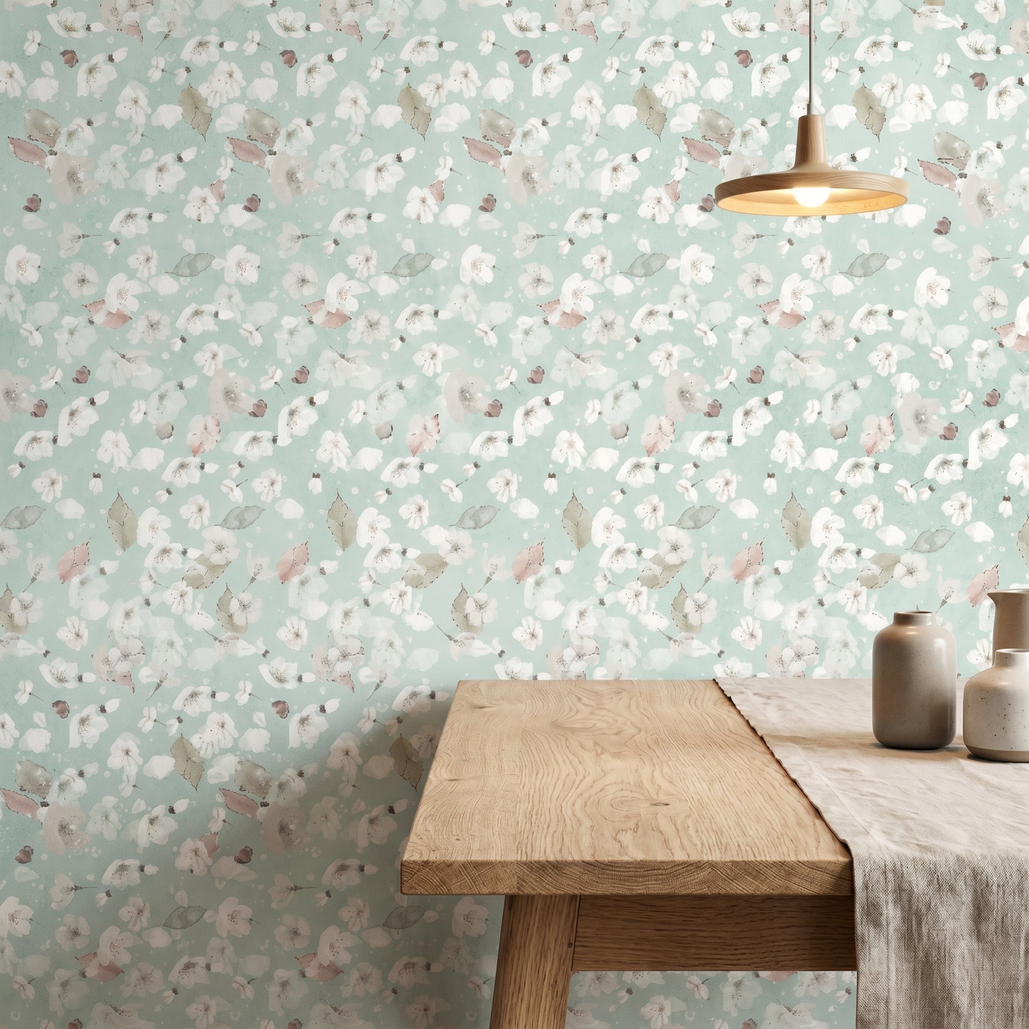 Papel pintado - Almendro en flor II