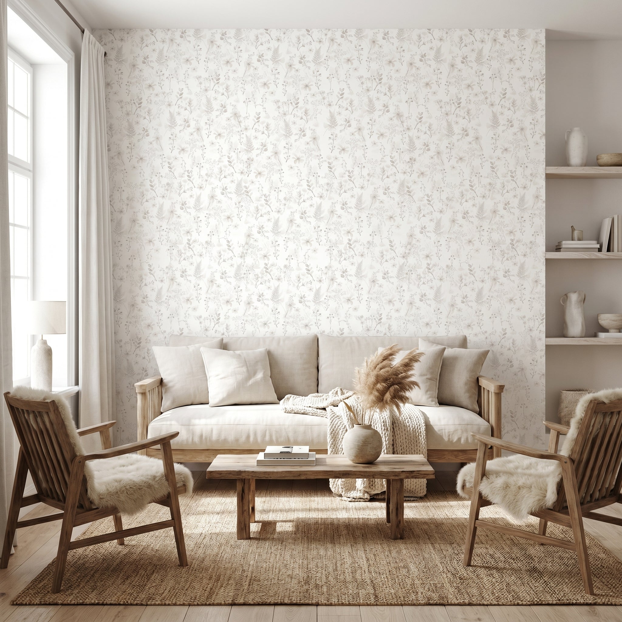 Papel pintado - Flores Armonía