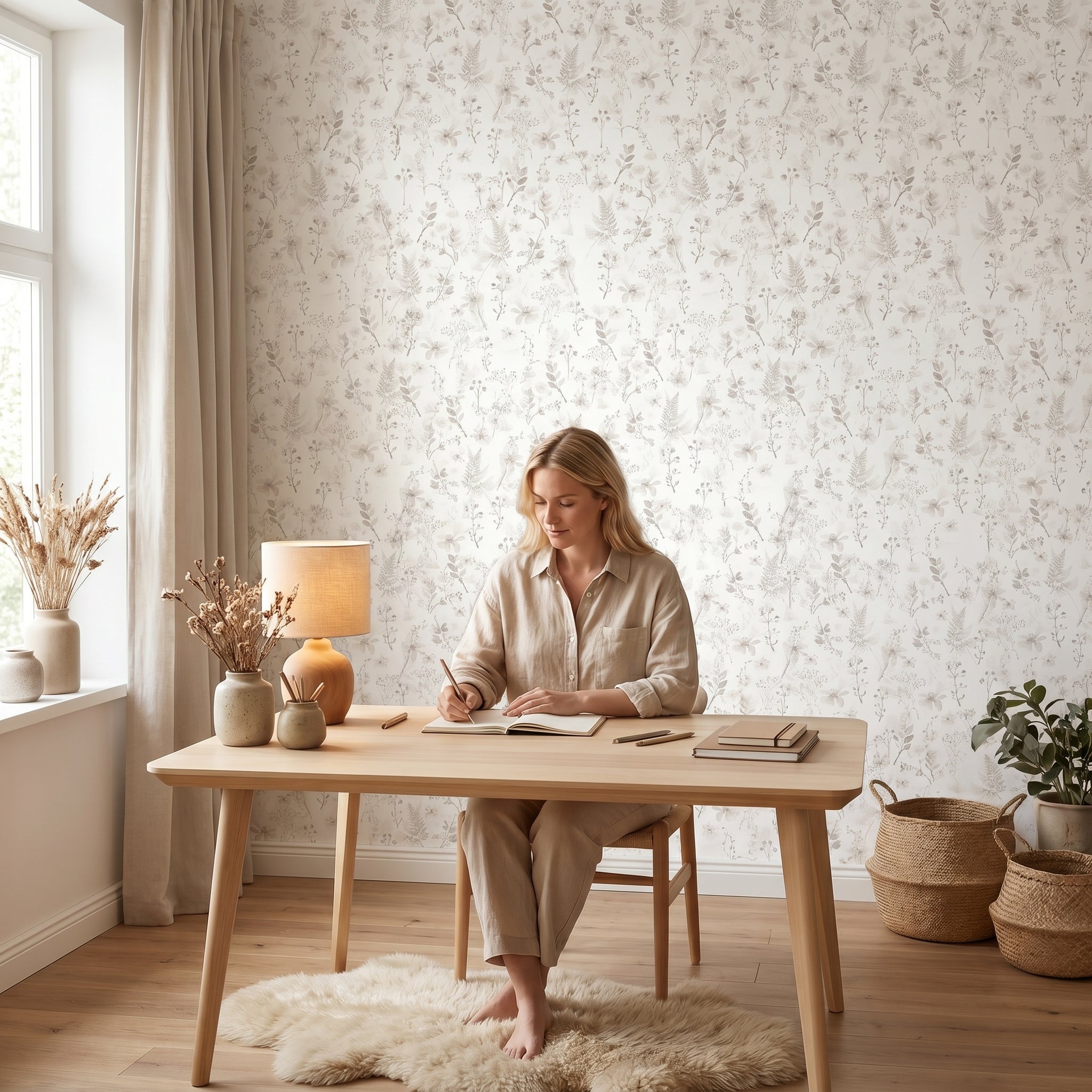 Papel pintado - Flores Armonía